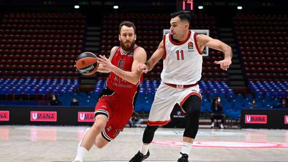 L'Olimpia risponde alla rimonta ed allunga nel finale: Olympiacos Ko 90-79